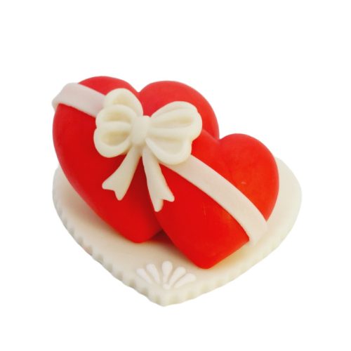 Heart Couple with Bow 100 g