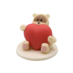 Beige Teddy with Heart 35 g