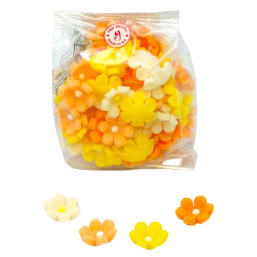 Mixed Yellow Small Flower (100 pcs total weight approx. - 70 g)