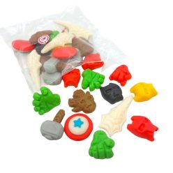 Mini Hero Figures (30 pcs total weight approx. - 90 g)